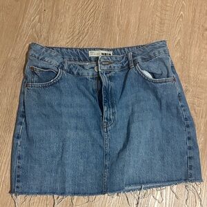 Topshop denim skirt 10